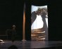 2010 - Live sand drawing for the play "Cet animal qui nous (...)
