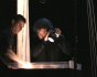 2010 - Live sand drawing for the play "Cet animal qui nous (...)