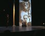 2010 - Live sand drawing for the play "Cet animal qui nous (...)