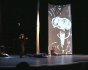 2010 - Live sand drawing (atomic bomb) for the play "Cet animal qui (...)