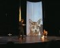 2010 - Live sand drawing for the play "Cet animal qui nous (...)