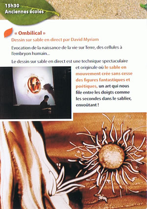 Tract avec le spectacle