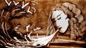 2011 :: Live sand drawing, for television, Dancing on Ice