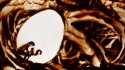 Live sand drawing performance during Opera, Festival Messiaen
