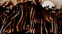Live sand drawing performance during Opera, Festival Messiaen