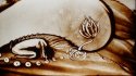 2010 - Live sand drawing show, corporate event, France