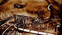 2010 - Live sand drawing show, corporate event, France