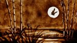 2010 - Dessin sur sable pour diaporama du spectacle "Variations Lunaires" {JPEG}
