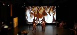 2015 :: Live sand art :: rehersals for a play